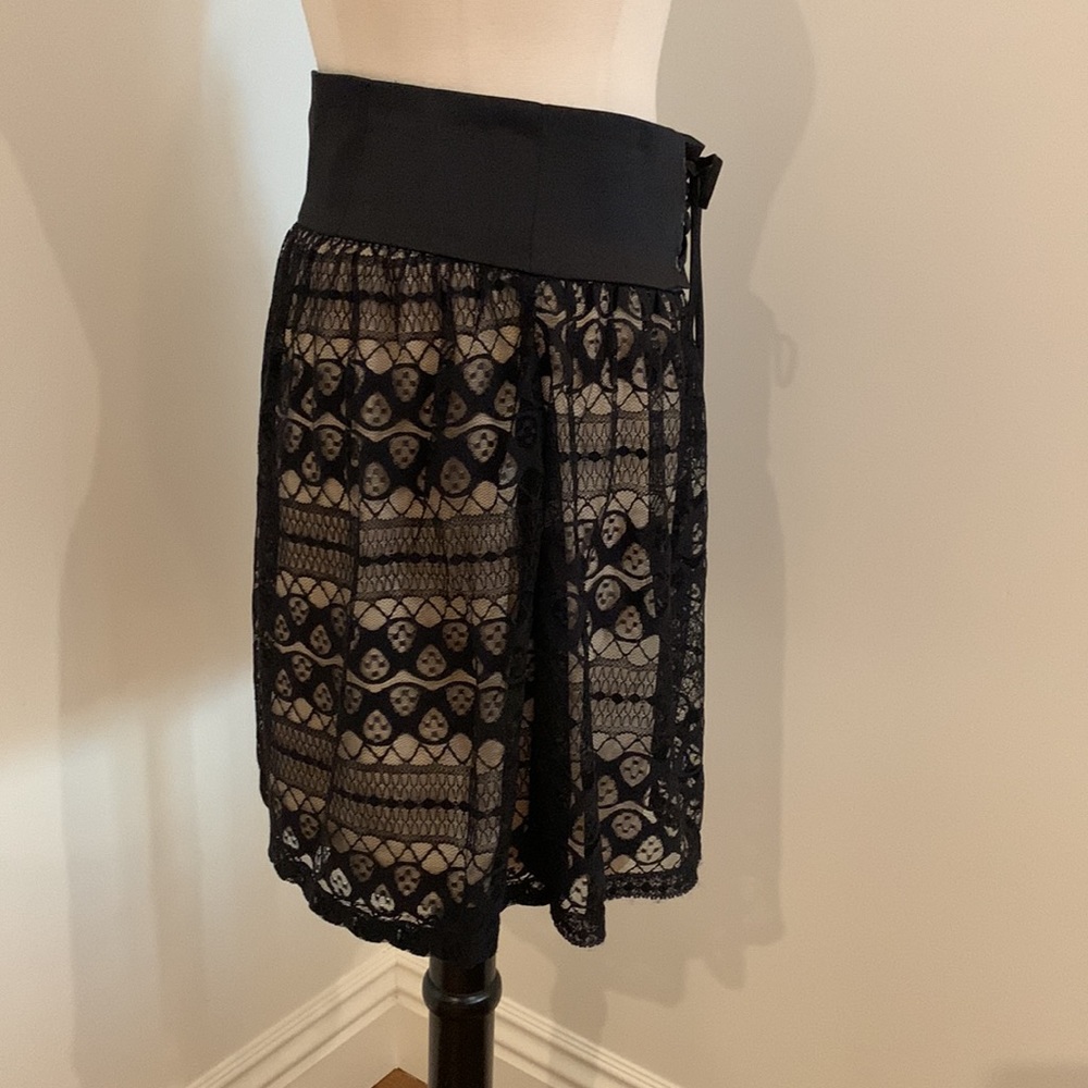 Grass Collections Black Lace Corset Style Mini  7 - Picture 6 of 11